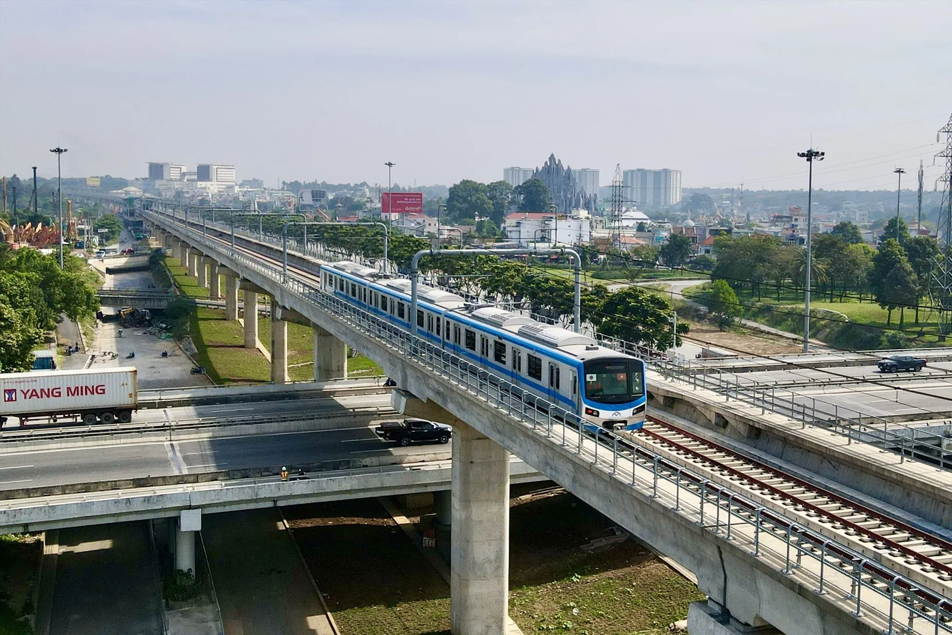 Tuyến đường sắt số 4 làm góp phần phát triển đô thị, giúp cải thiện thời gian di chuyển