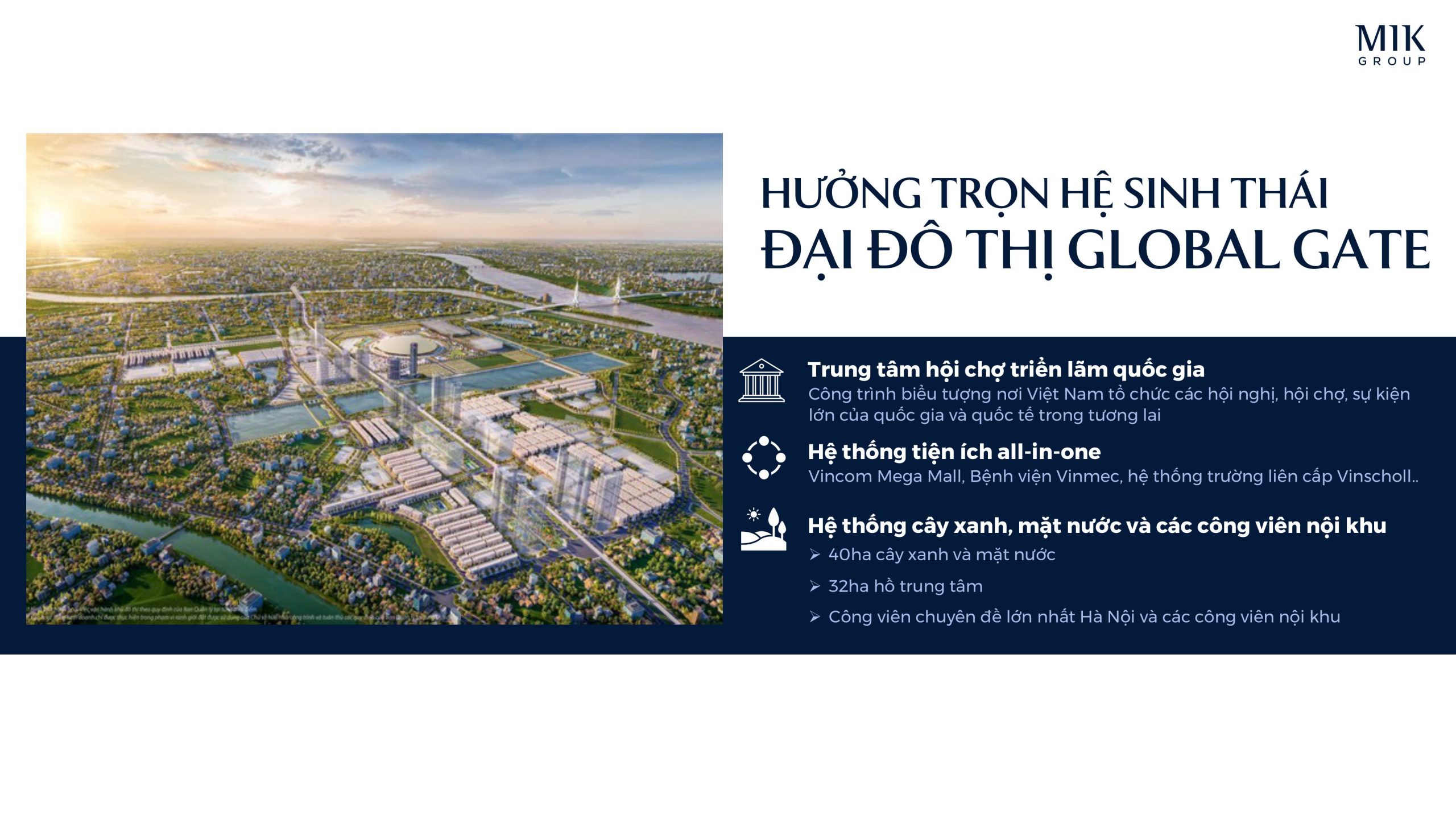 Imperia Cổ Loa thừa hưởng hệ sinh thái tiện ích của Vin Global Gate