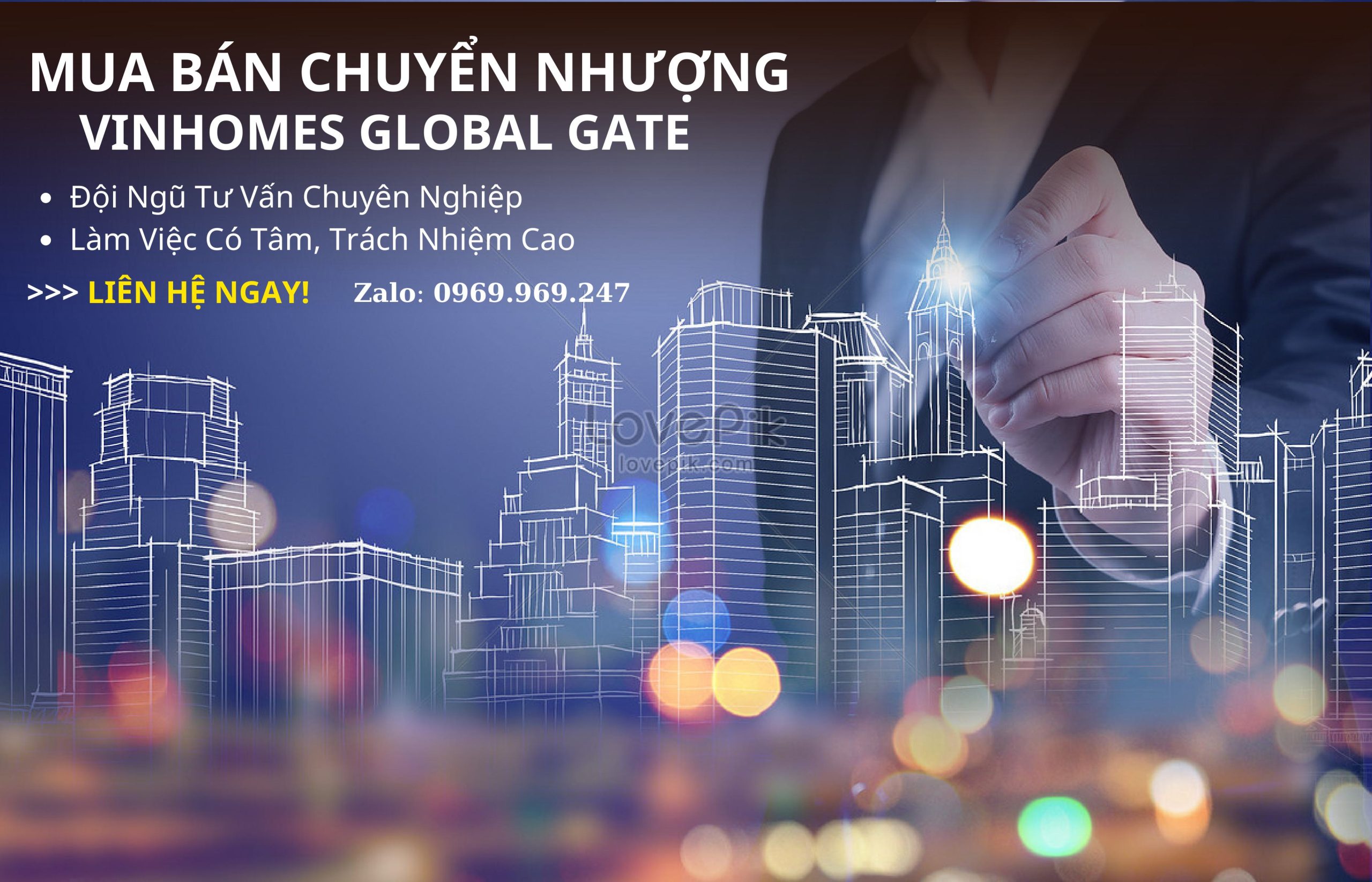 Chuyên mua bán chuyển nhượng Vinhomes Global Gate