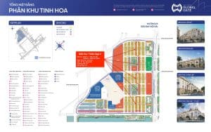 Vị trí biệt thự đường Thiên Nga 3 Vin Cổ Loa