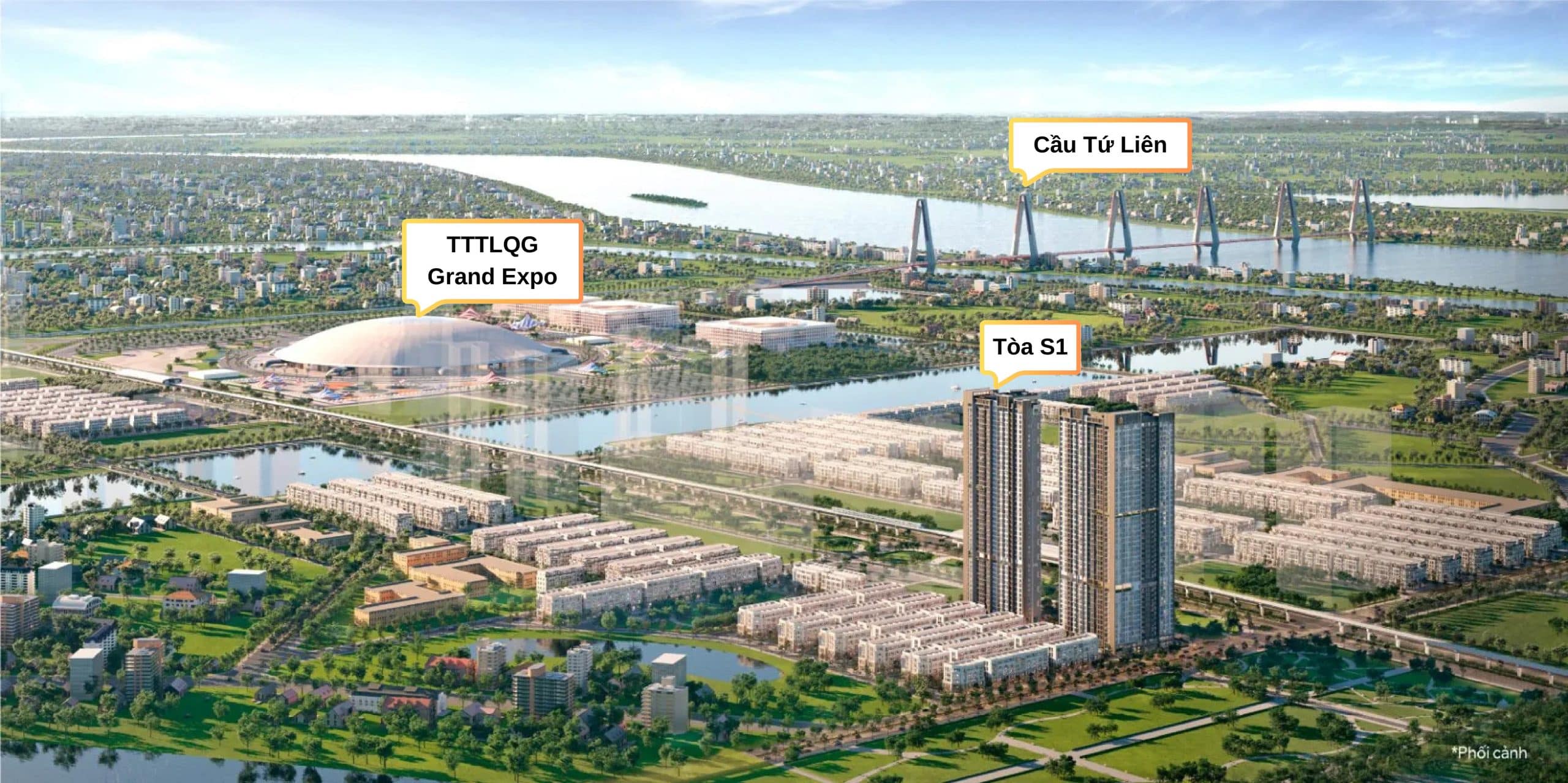 Tòa S1 The Sunrise Masteri Grand Avenue Cổ Loa