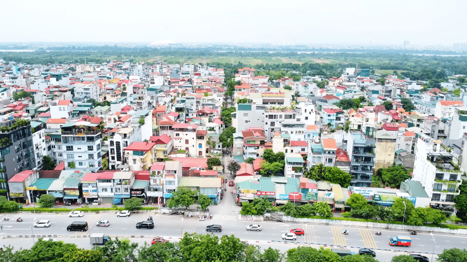 Ngõ 310 Nghi Tàm điểm nối cầu Tứ Liên phía Tây Hồ vẫn yên ắng sau lễ khởi công vào ngày 19-5