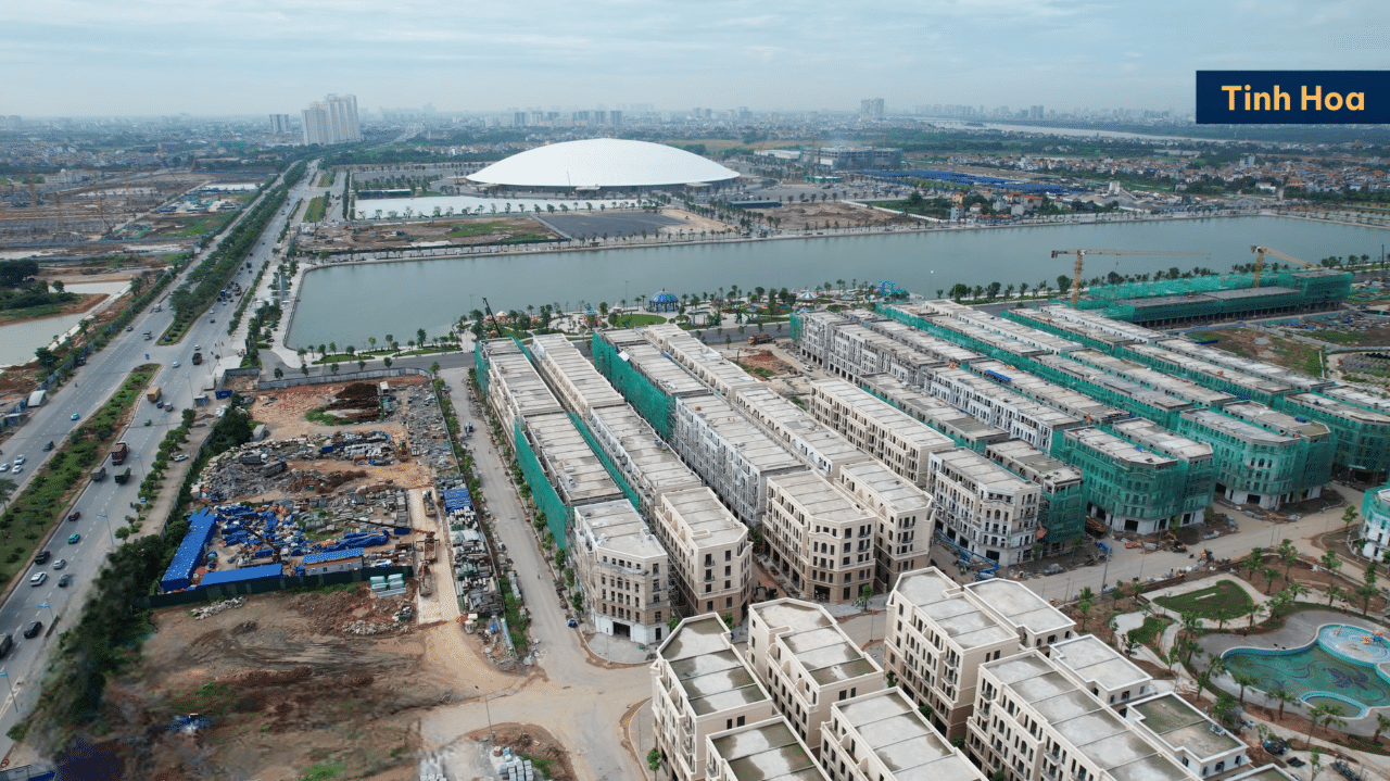 Vị trí trung tâm của hồ Thiên Nga Cổ Loa