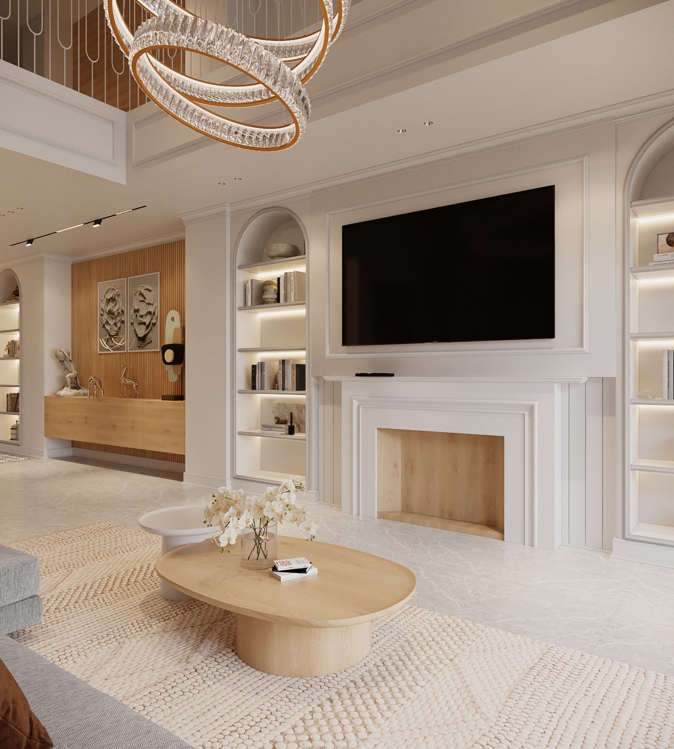 Mẫu phòng khách mang phong cách Scandinavian ấn tượng