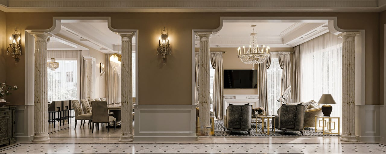 Màu sắc của phong cách luxury mang hơi hướng xa hoa, sang chảnh và độc đáo