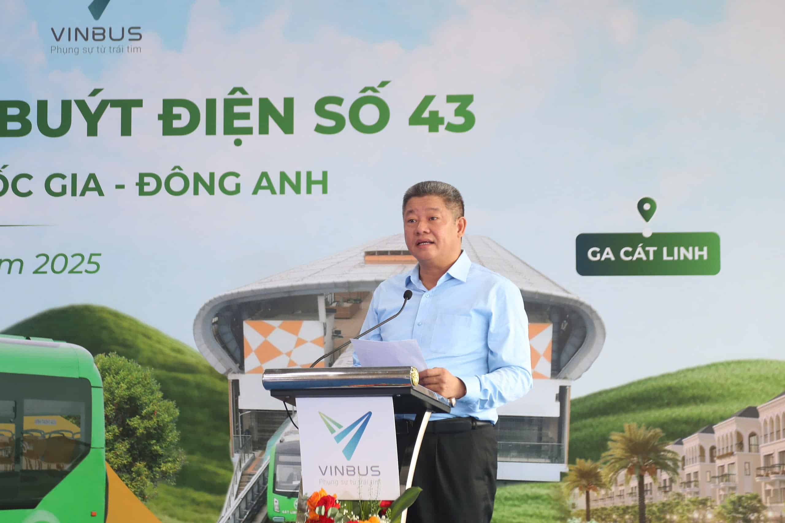 Phó Chủ tịch UBND thành phố Hà Nội Nguyễn Mạnh Quyền phát biểu tại sự kiện.