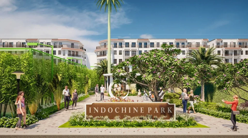 Phối cảnh công viên Indochine Park tại Vinhomes Global Gate (Cổ Loa)_1