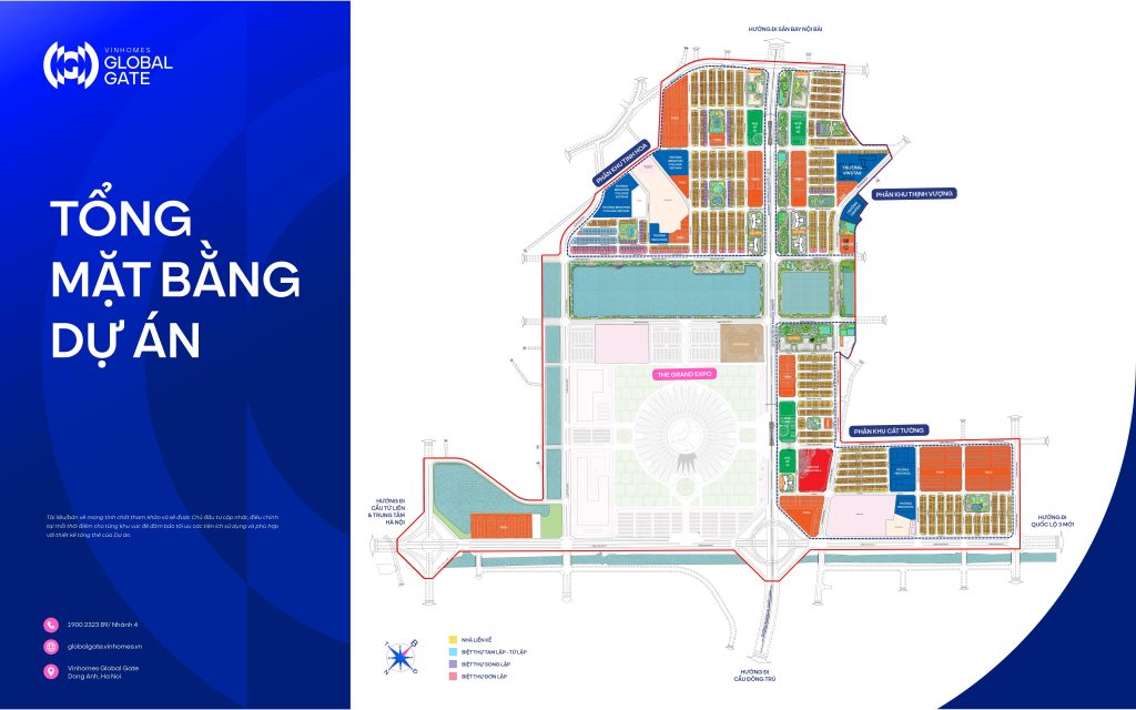 Tổng mặt bằng Cổ Loa Vinhomes Global Gate