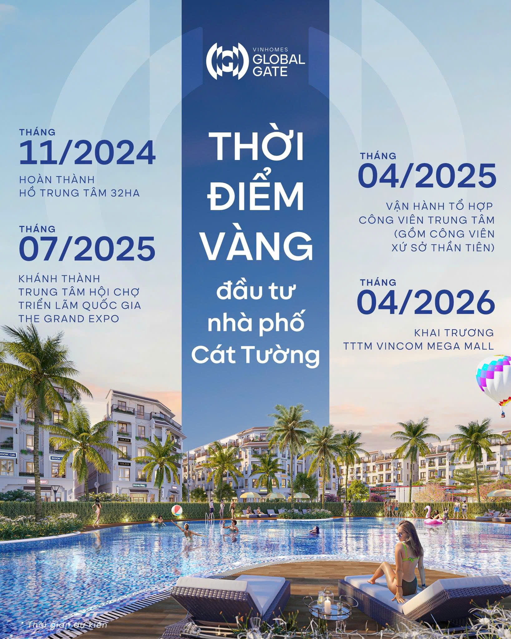 Thời điểm vàng đâu tư nhà phố Cát Tường