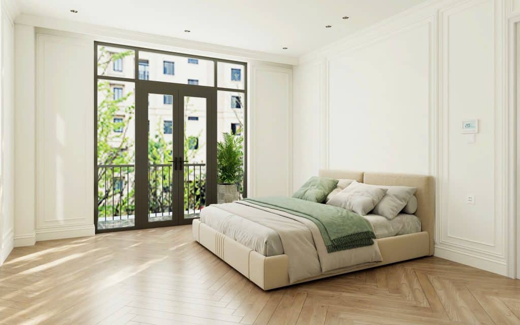 Nội thất phòng ngủ quỹ căn hoàn thiện Vinhomes Cổ Loa