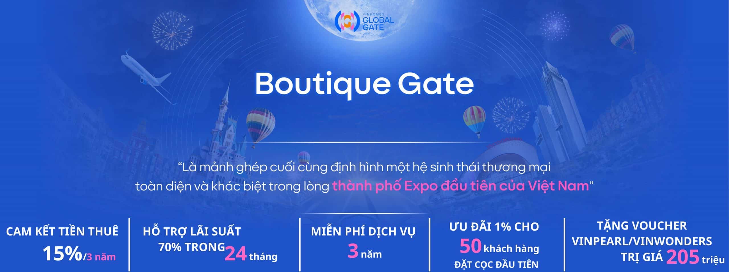 Chính sách ưu đãi Boutique Gate