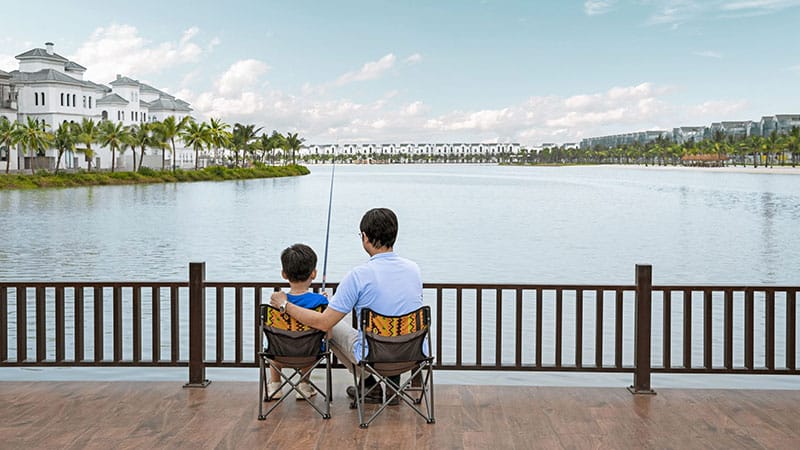 Câu cá vinhomes cổ loa