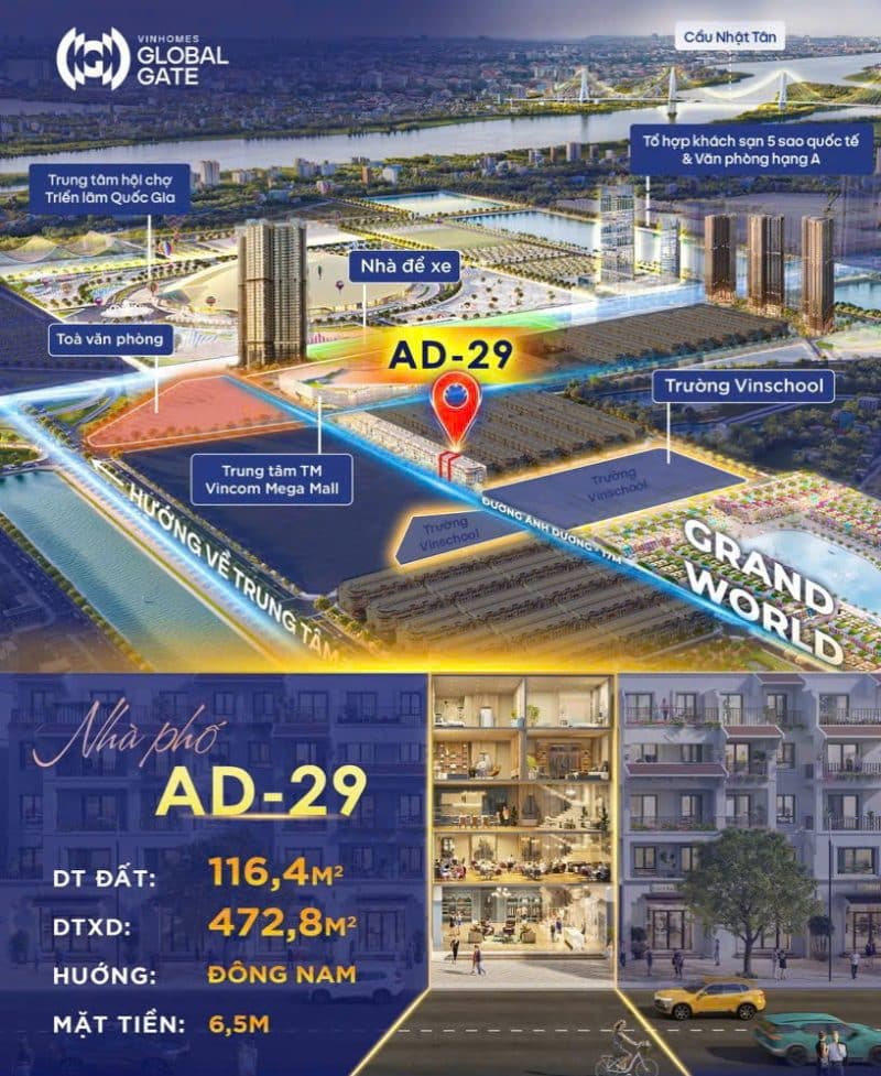 AD-29 - Phân khu Cát Tường - Vinhomes Cổ Loa