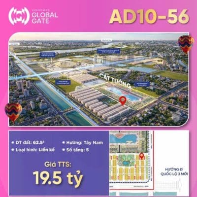 AD10-56 - Phân khu Cát Tường - Vinhomes Cổ Loa