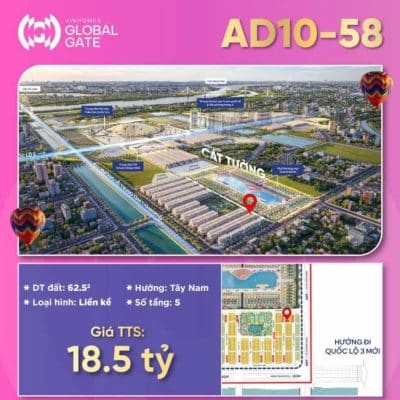 AD10-58 - Phân khu Cát Tường - Vinhomes Cổ Loa