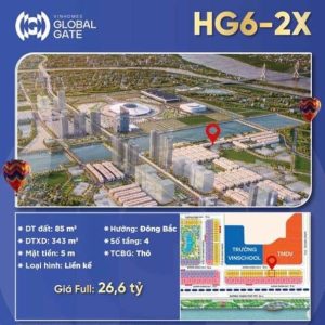 Liền kề Hoàng Gia Phân Khu Tinh Hoa Cổ Loa - HG6-2X