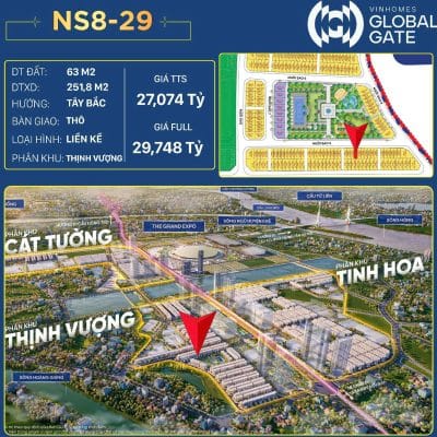 NS8-29 - Phân khu Thịnh Vượng - Vinhomes Cổ Loa