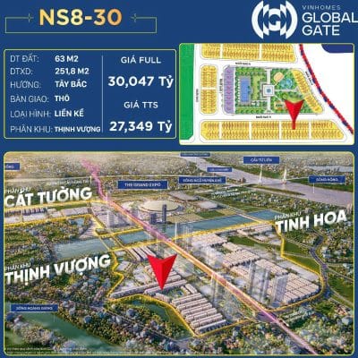 NS8-30 - Phân khu Thịnh Vượng - Vinhomes Cổ Loa