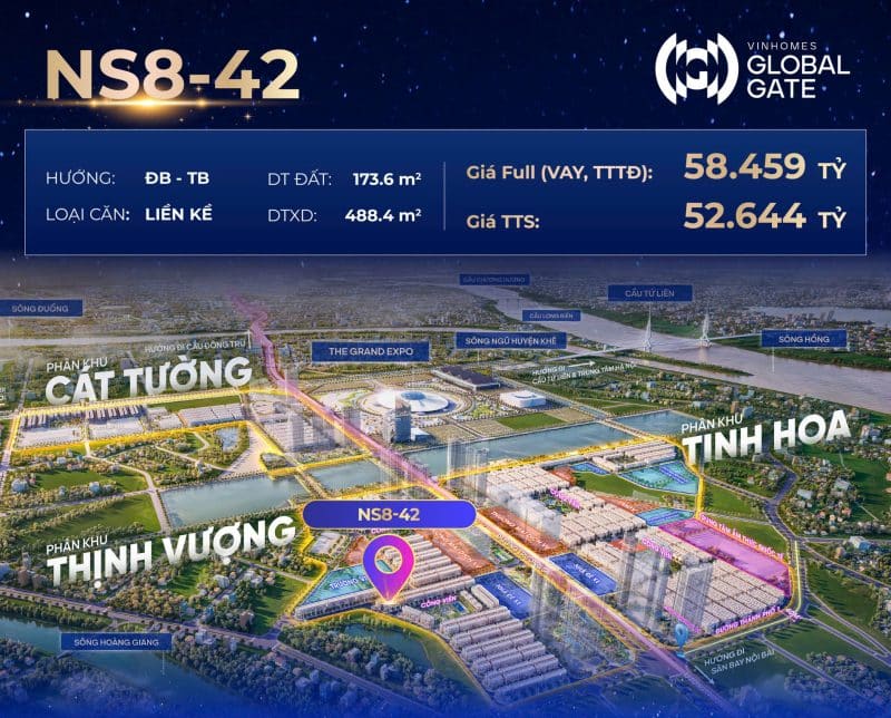 NS8-42 - Phân khu Thịnh Vượng - Vinhomes Cổ Loa
