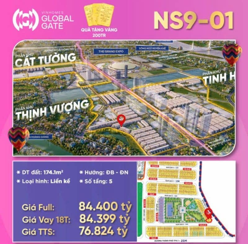NS9-01 - Phân khu Thịnh Vượng - Vinhomes Cổ Loa