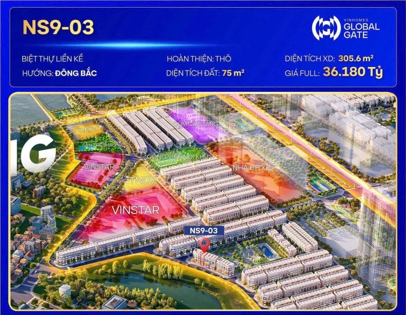 NS9-03 - Phân khu Thịnh Vượng - Vinhomes Cổ Loa