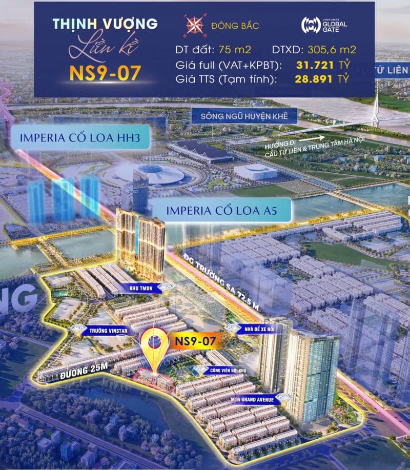 NS9-07 - Phân khu Thịnh Vượng - Vinhomes Cổ Loa