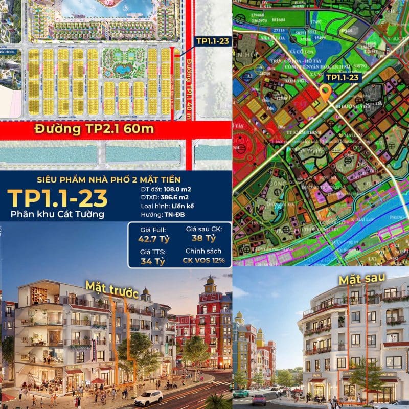 TP1.1-23 - Phân khu Cát Tường - Vinhomes Cổ Loa