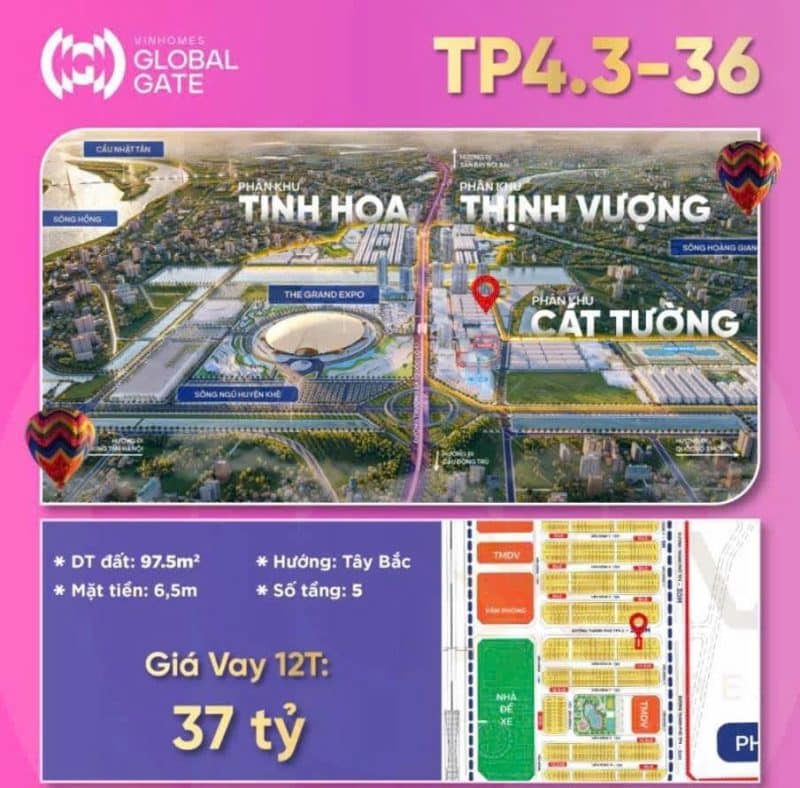 TP4.3-36 - Phân khu Cát Tường - Vinhomes Cổ Loa