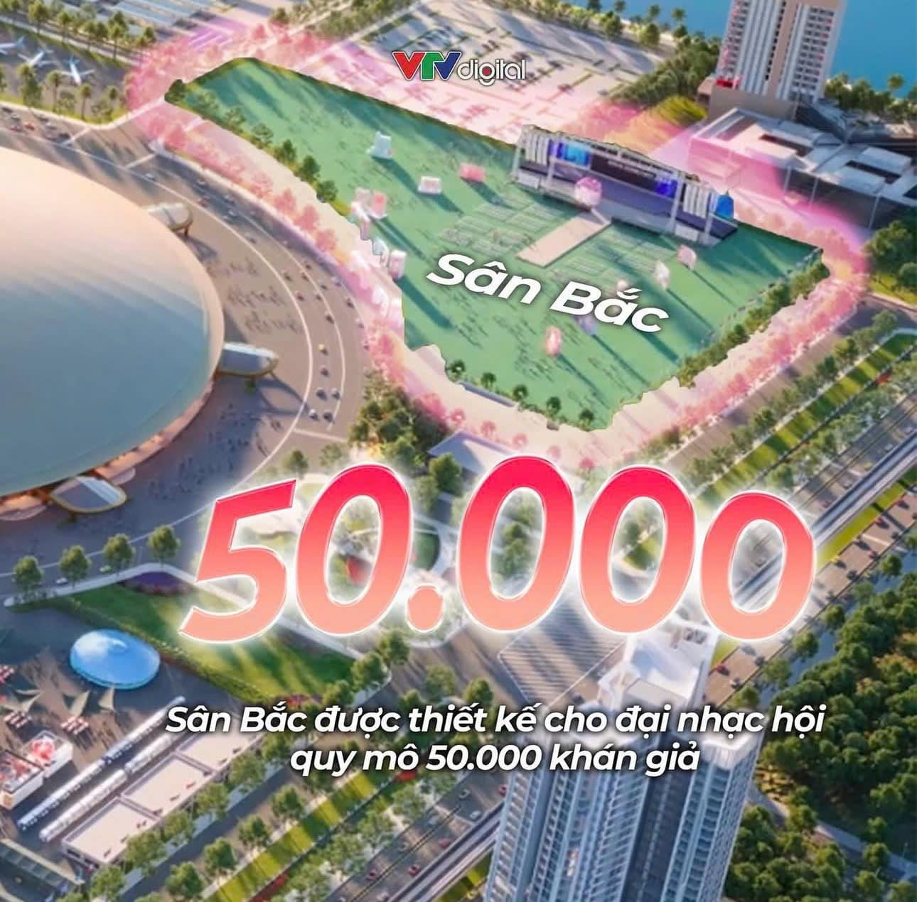 Quy mô 50.000 khán giả cho đại nhạc hội