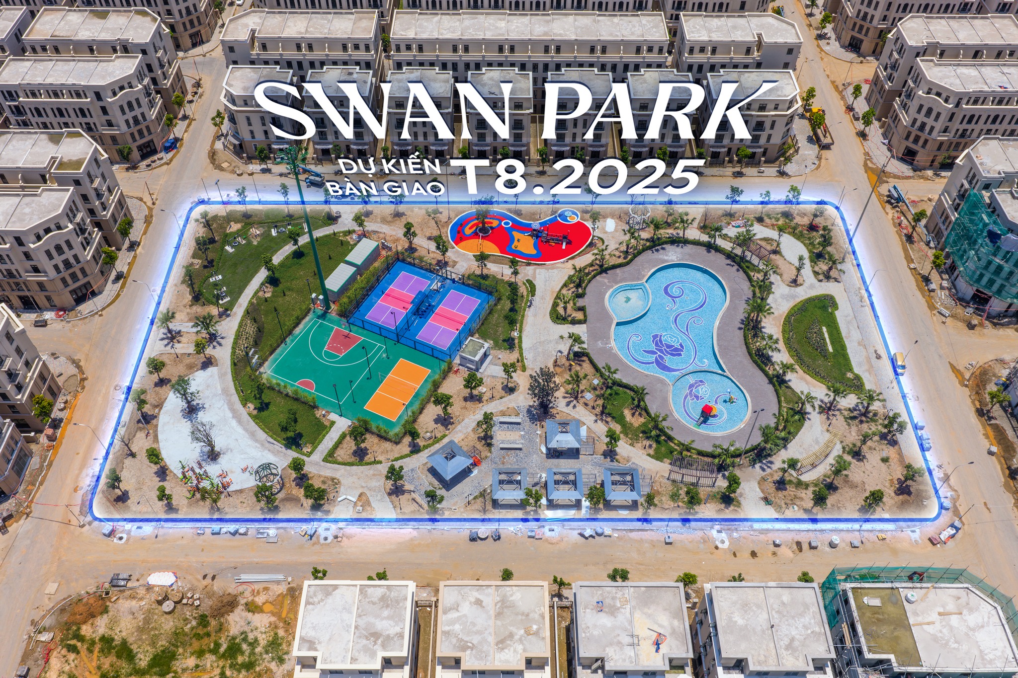Công viên Swan Park dự kiến bàn giao T8.2025