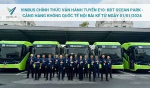 Tuyến Bus E10 kết nối KĐT Ocean Park với sân bay Quốc Tế Nội Bài