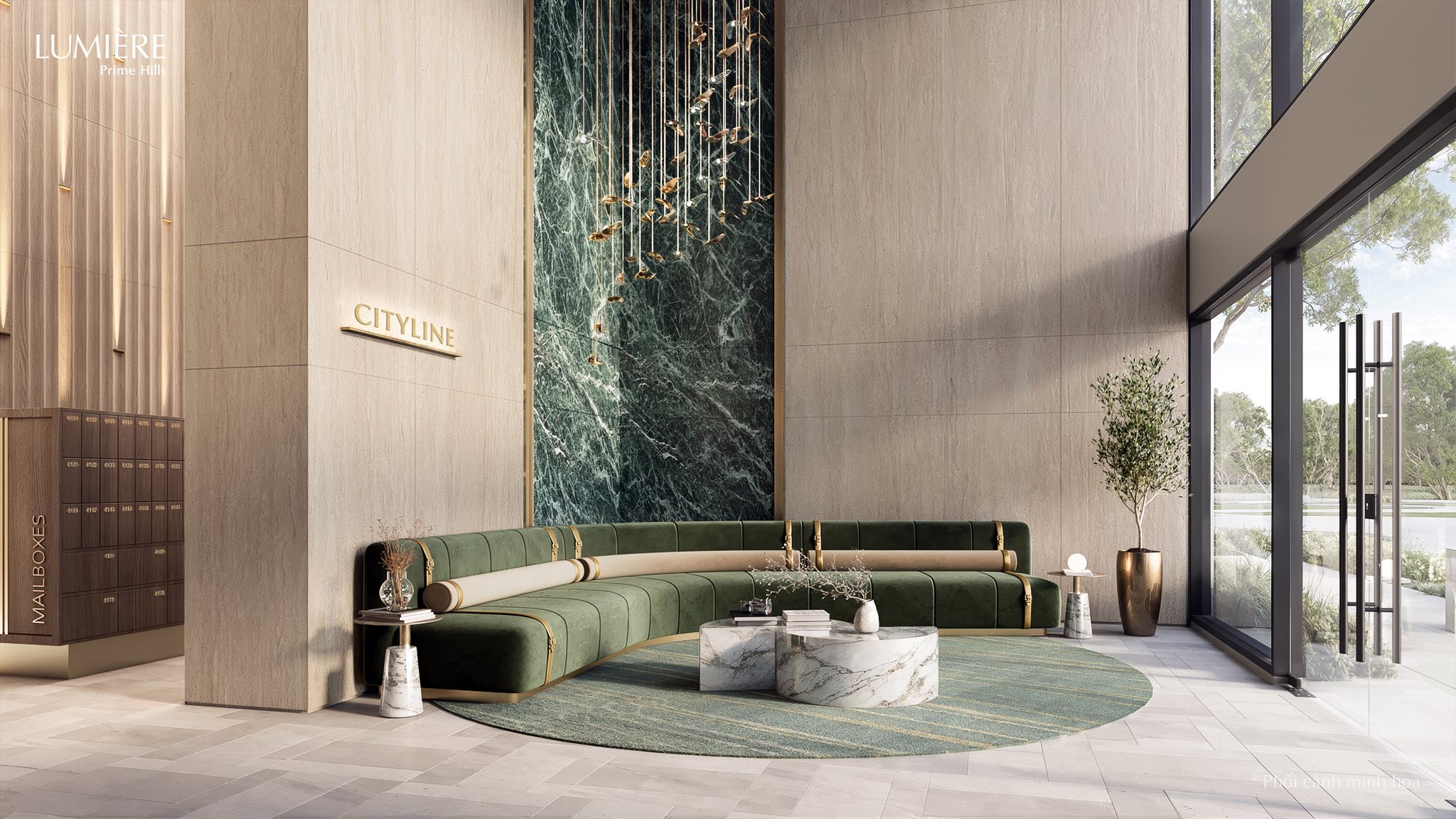 Tiện ích sảnh chờ khách tòa Cityline A1