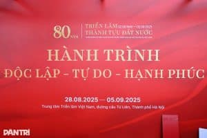 Triển lãm thành tựu đất nước năm nay mang chủ đề “80 năm Hành trình Độc lập - Tự do - Hạnh phúc”, diễn ra từ ngày 28/8 đến 5/9.